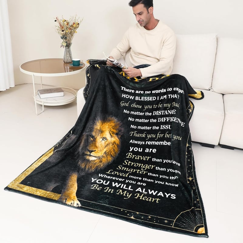 Dad Blanket Gift from Daughter - 50