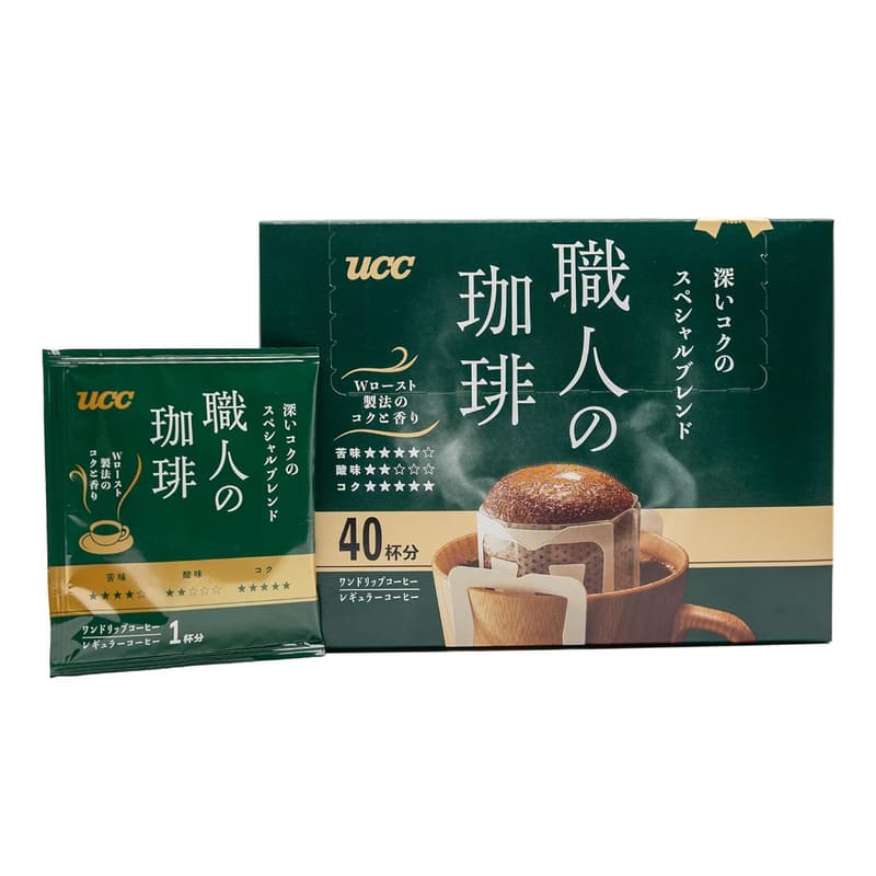 Japanese Pour Over Coffee, Artisan Blend, 40 Single Serve Bags