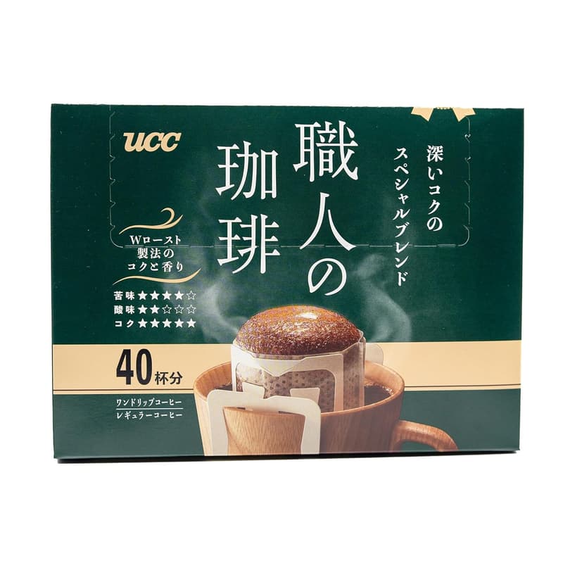 Japanese Pour Over Coffee, Artisan Blend, 40 Single Serve Bags