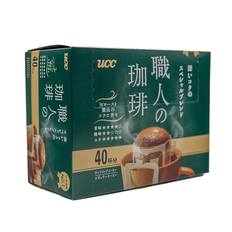 Japanese Pour Over Coffee, Artisan Blend, 40 Single Serve Bags