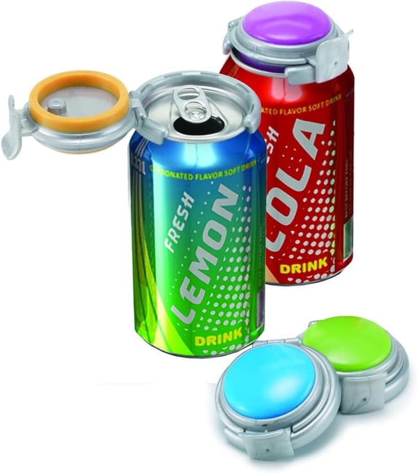 Reusable Soda Can Pump and Pour Saver – 2 Pack