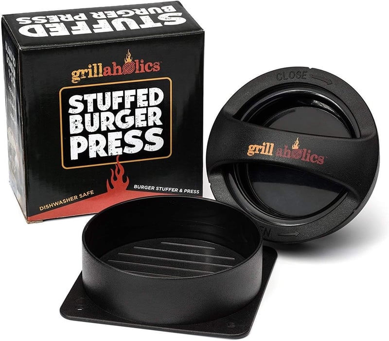 Grilling Gift: Grillaholics Stuffed Burger Press & Recipe eBook