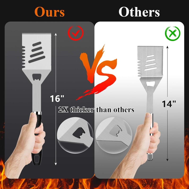 Father's Day 27-Piece Heavy Duty BBQ Grill Tool Set
