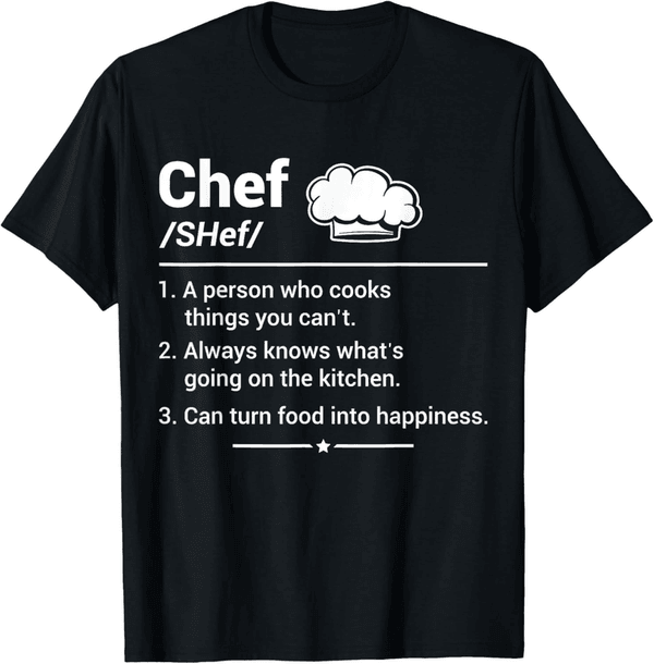 Chef Graphic T-Shirt for Cooking Enthusiasts