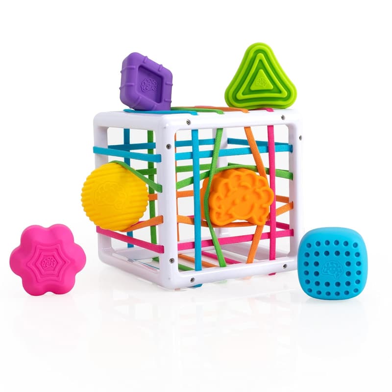 InnyBin Shape Sorting Sensory Toy for Babies and Toddlers