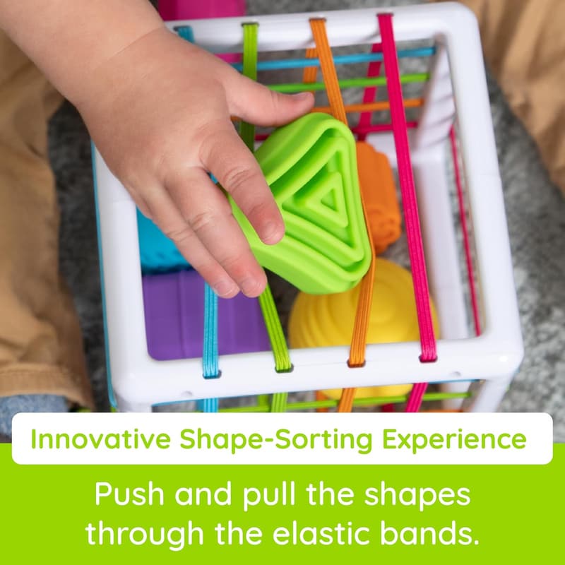 InnyBin Shape Sorting Sensory Toy for Babies and Toddlers