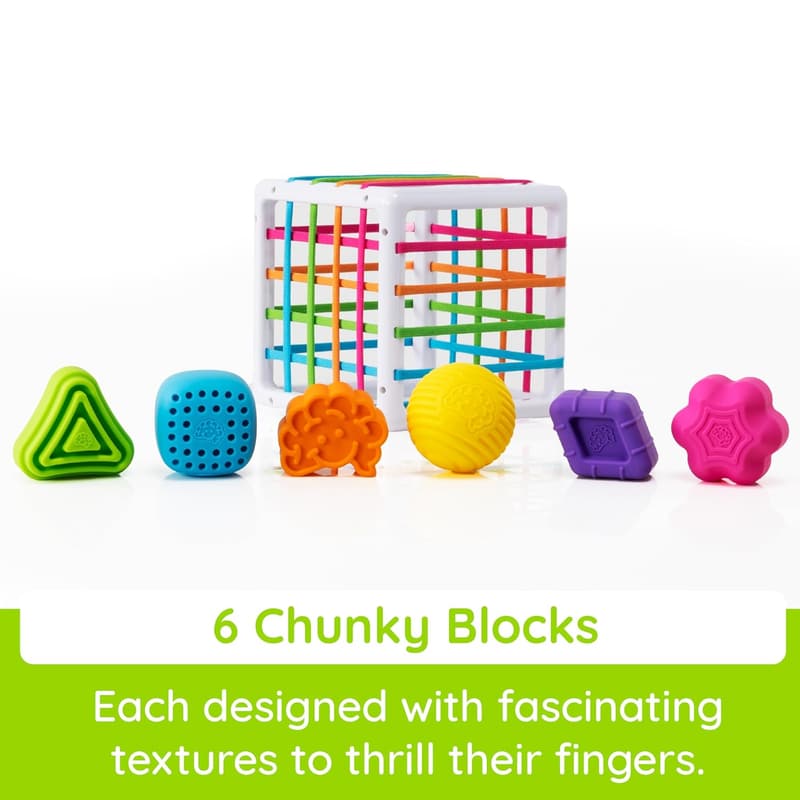 InnyBin Shape Sorting Sensory Toy for Babies and Toddlers