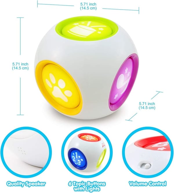 Educational Musical Learning Cube Activity Center for 1 Year Olds