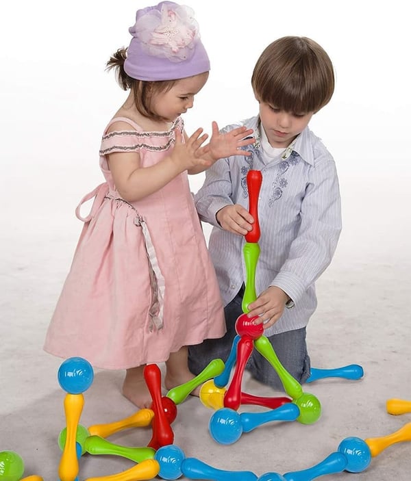20-Piece STEM Building Blocks Set for Toddlers