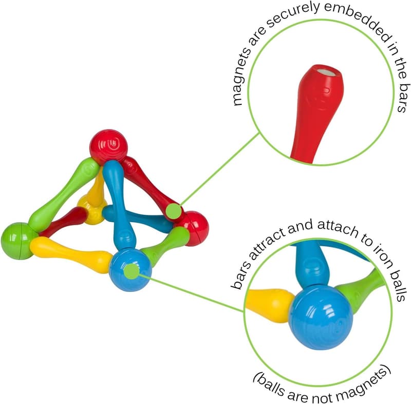 20-Piece STEM Building Blocks Set for Toddlers