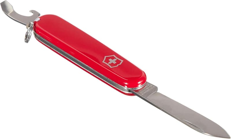 Victorinox Bantam Swiss Army Knife - 8 Function Pocket Tool, Red