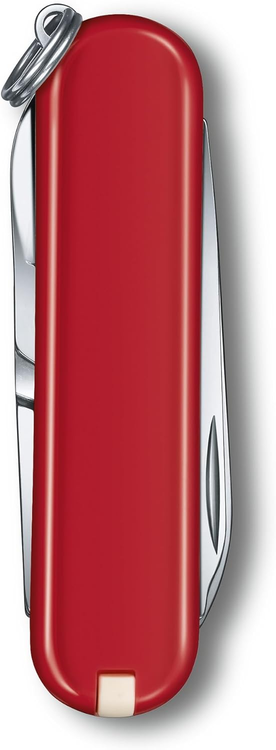 Victorinox Classic SD Swiss Army Knife - Compact, 7 Functions, Red