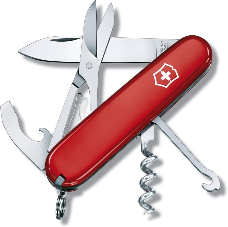 Victorinox Swiss Army Knife - 15 Functions, Red