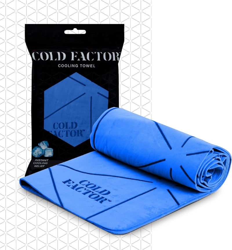 Premium PVA Cooling Towel for Neck & Face - 5-Hour Chill Pad