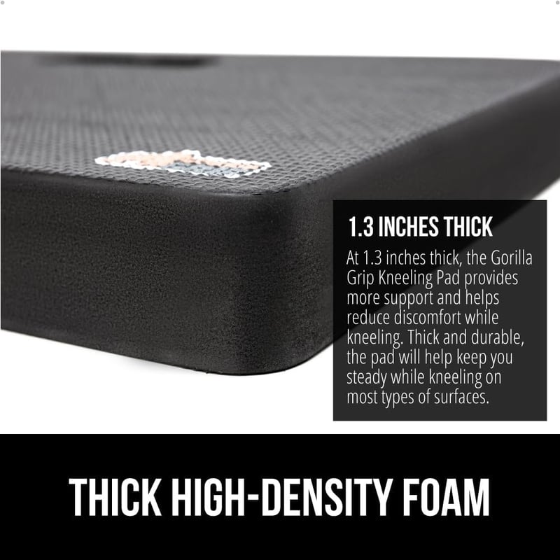 Garden Kneeling Pad - Extra Thick Foam, Water Resistant, Lightweight