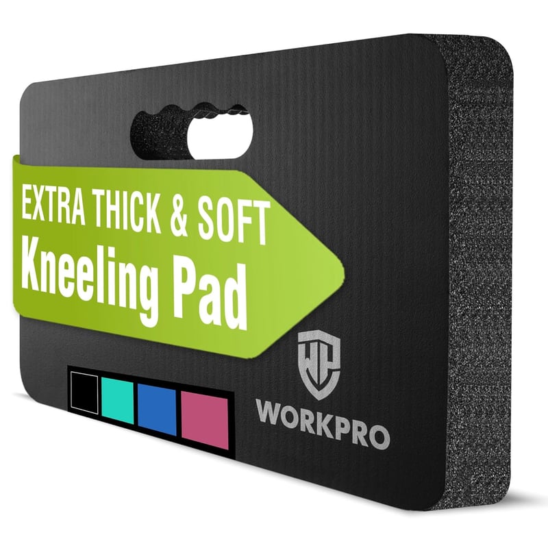 Large Foam Kneeling Pad for Gardening & Workouts - Black