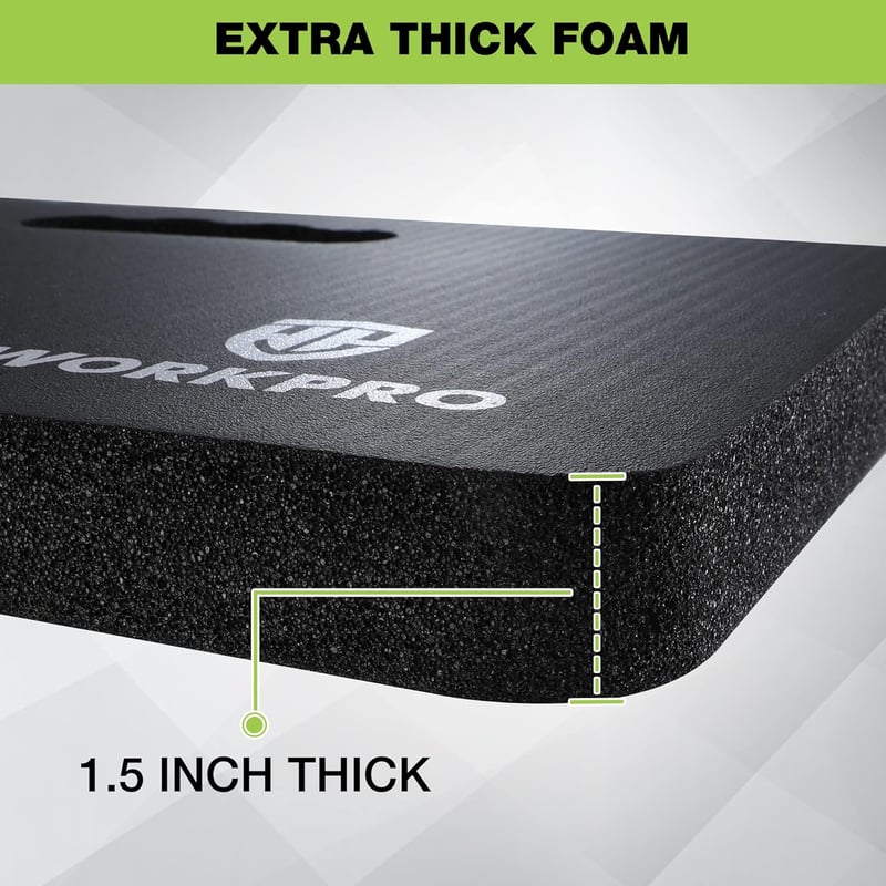 Large Foam Kneeling Pad for Gardening & Workouts - Black