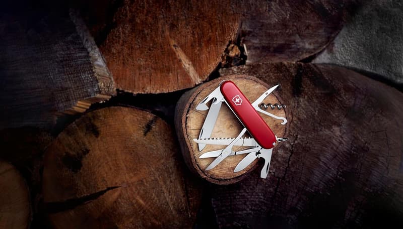 Victorinox Huntsman Swiss Army Knife - 15 Functions, Red