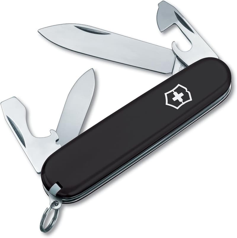 Victorinox Swiss Army Knife - 10 Function Pocket Tool, Black