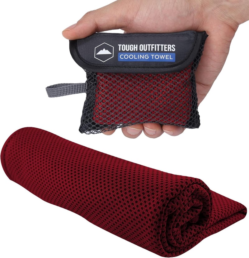 Cooling Towel for Sports & Outdoor Activities - Neck & Face Ice Wrap
