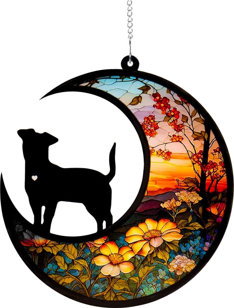 Personalized Dog Memorial Suncatcher for Pet Sympathy