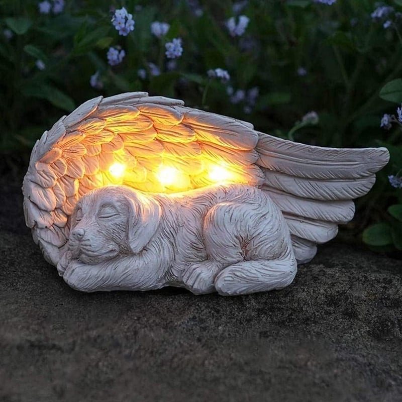 Dog Memorial Gifts - Guardian Angel Solar Light for Pets