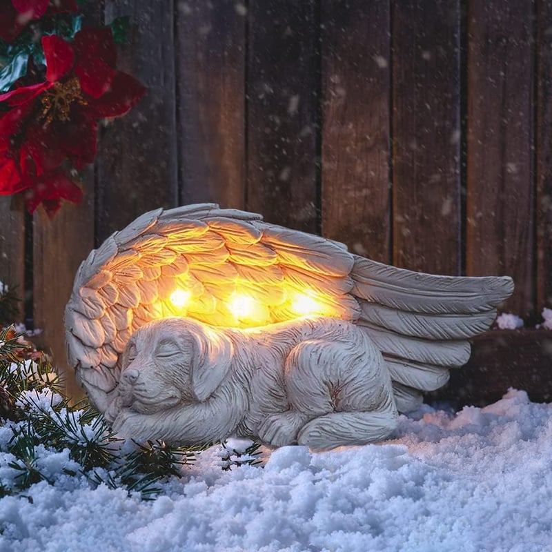 Dog Memorial Gifts - Guardian Angel Solar Light for Pets