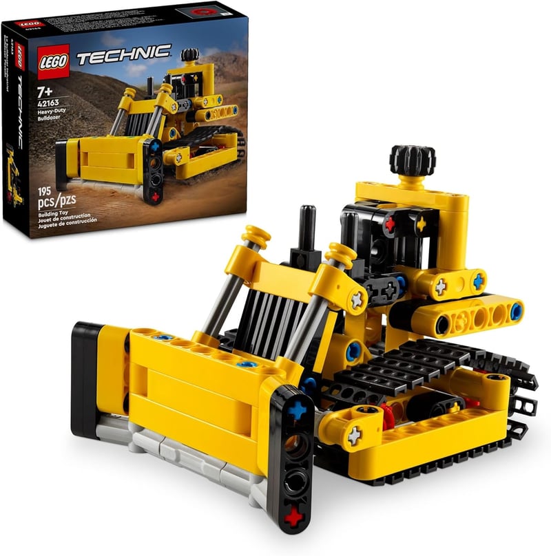 LEGO Technic Heavy-Duty Bulldozer Building Set for Kids 7+