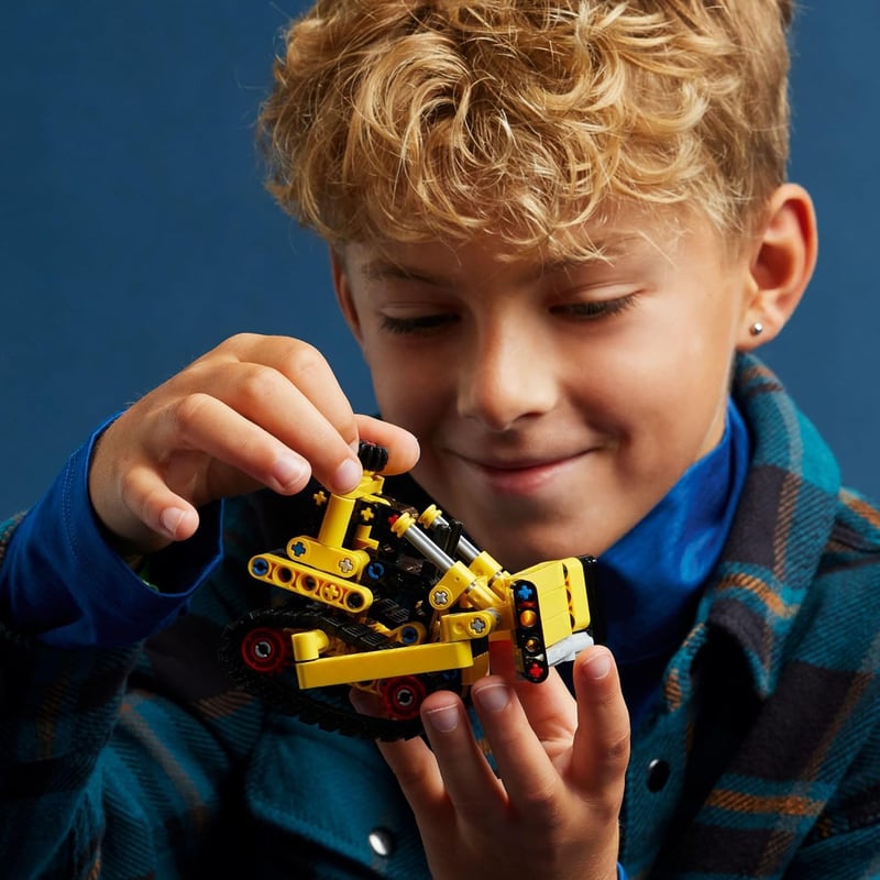 LEGO Technic Heavy-Duty Bulldozer Building Set for Kids 7+
