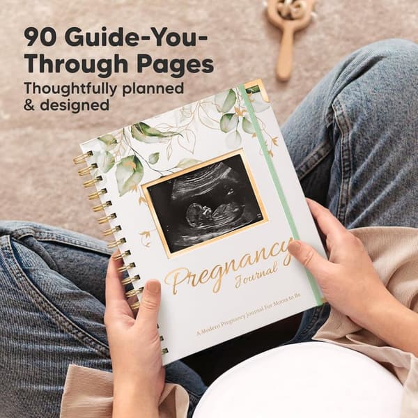 First Mother's Day Pregnancy Journal - 90-Page Keepsake Book