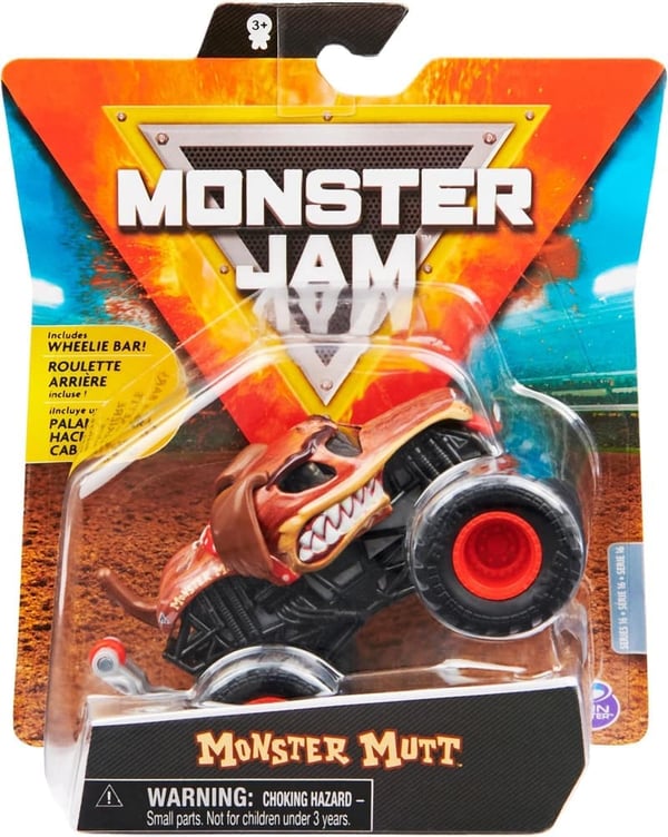 Official Monster Mutt Die-Cast Truck, 1:64 Scale, Ruff Crowd Series