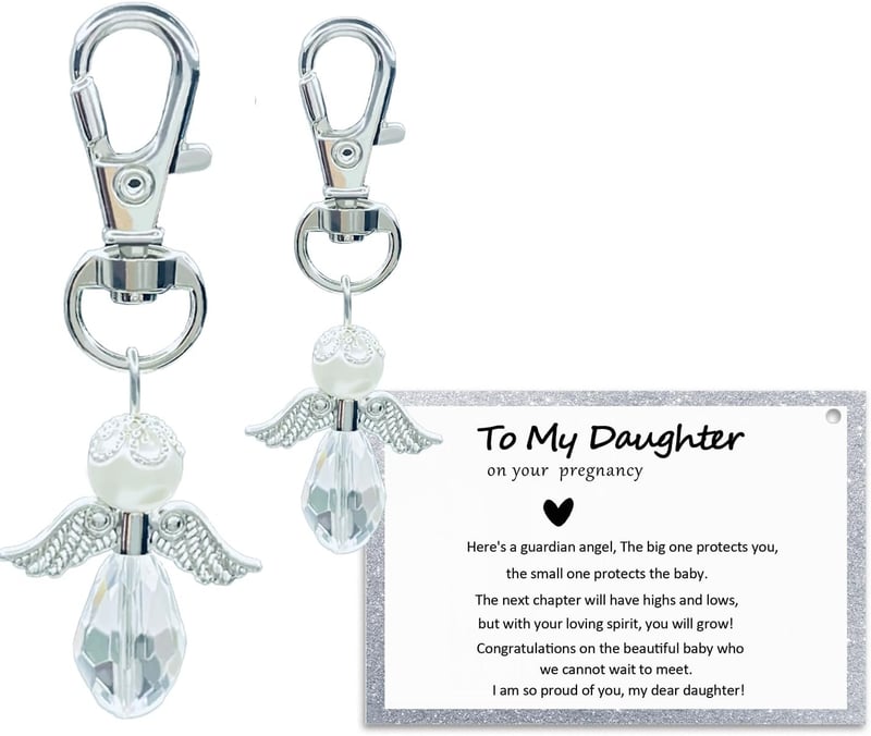 Mama Guardian Angel Card for Pregnant Daughter - Mother's Day Gift