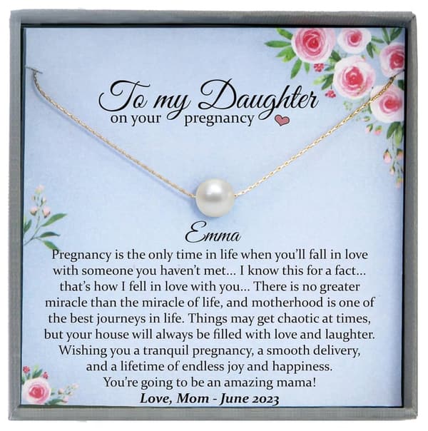 Gifts for Expecting Daughters: 14K Gold or Silver Jewelry