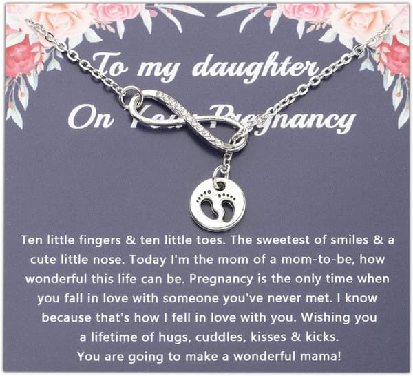 Pregnancy Announcement Necklace for Moms-to-Be