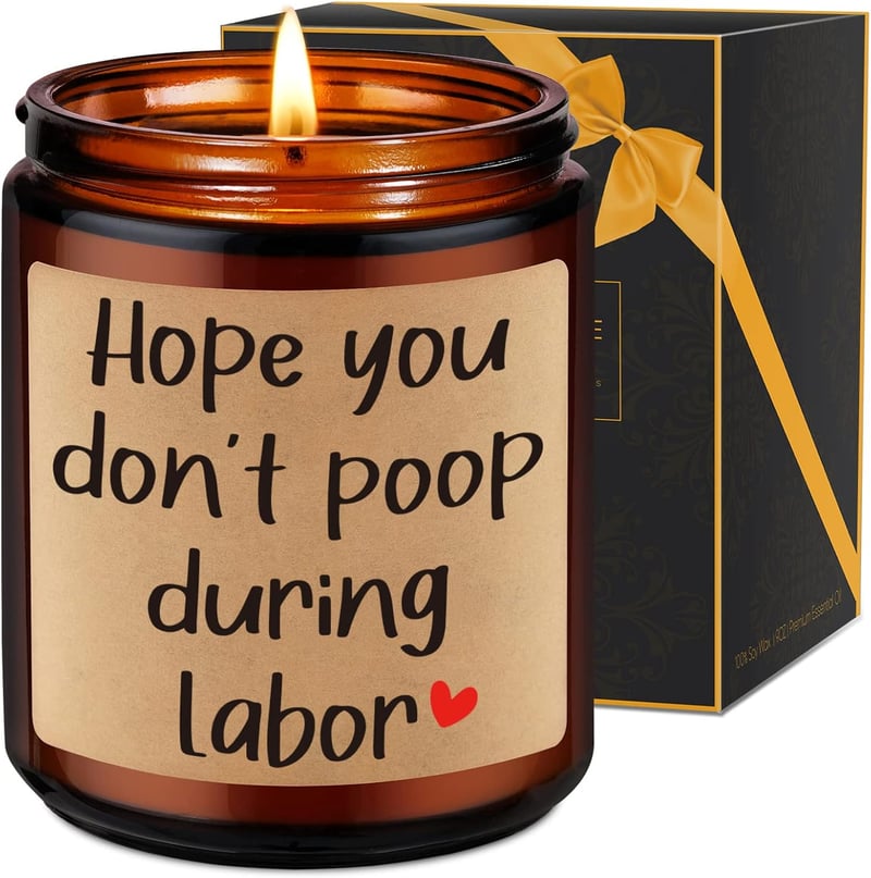 Expecting Mom Candle - Funny Baby Shower Gift for New Moms