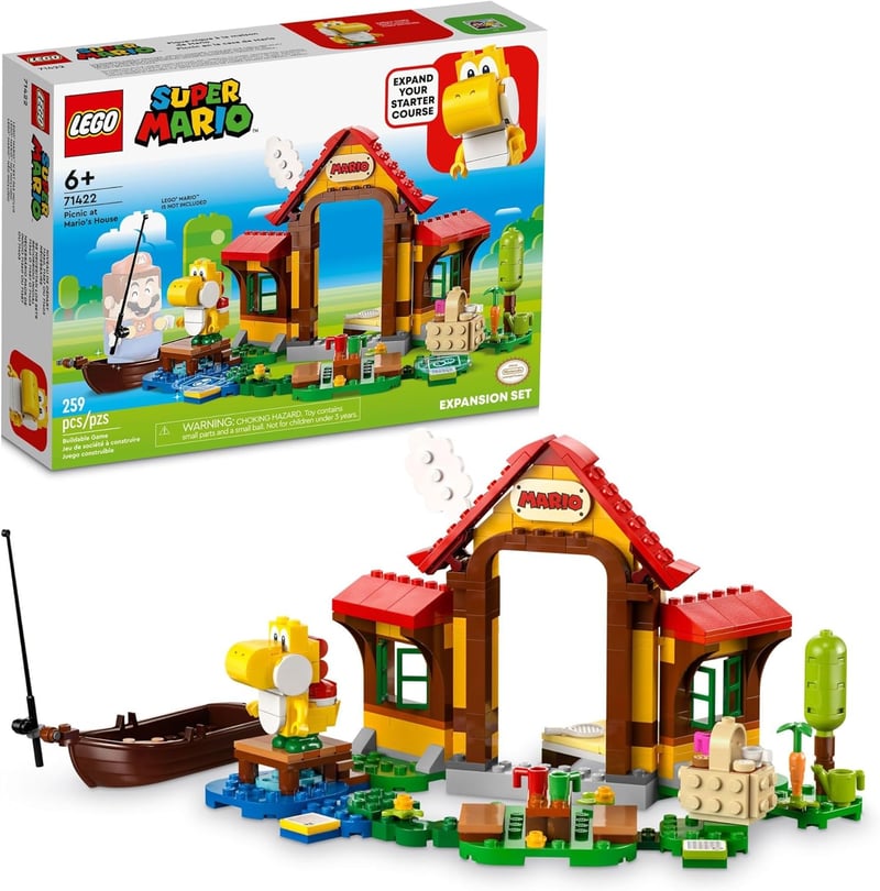 Super Mario Birthday Gift: LEGO Picnic at Mario’s House Set