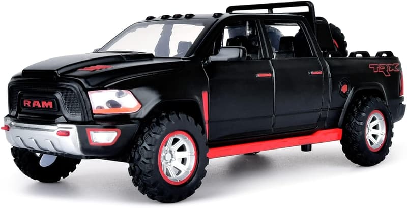 Diecast RAM 1500 Toy Truck with Lights & Sound for Kids 4-8