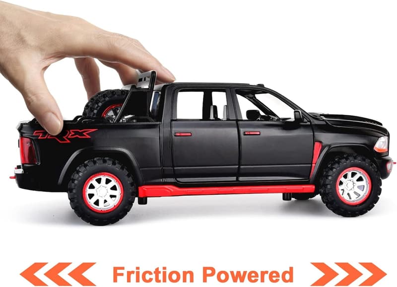 Diecast RAM 1500 Toy Truck with Lights & Sound for Kids 4-8