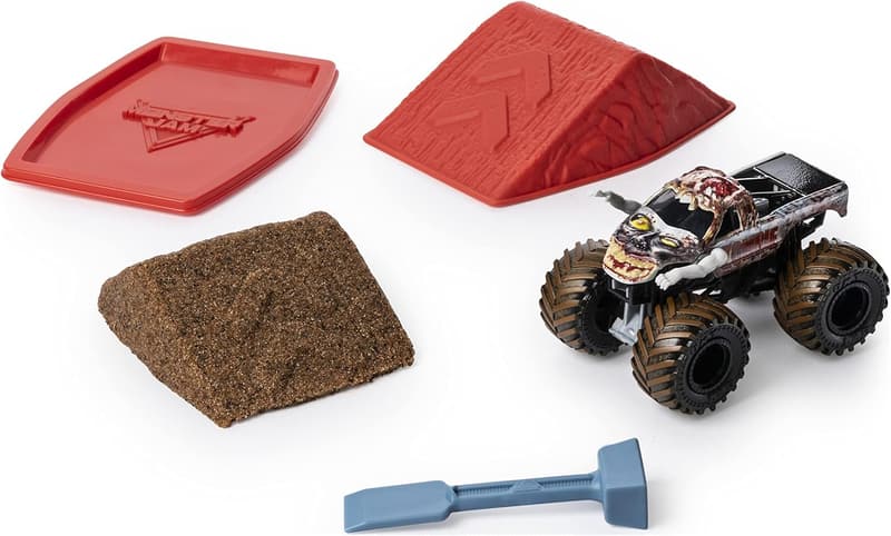 Monster Jam Zombie Monster Dirt Starter Set with 8oz Dirt & Truck