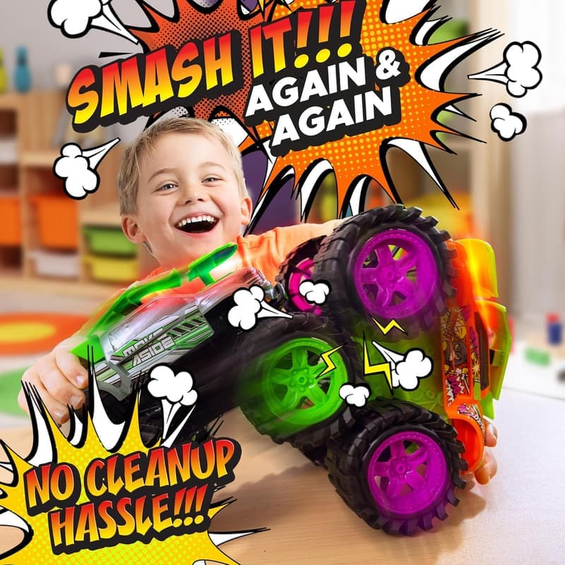 Monster Truck Toy with Sounds and Lights for Boys Ages 3-7