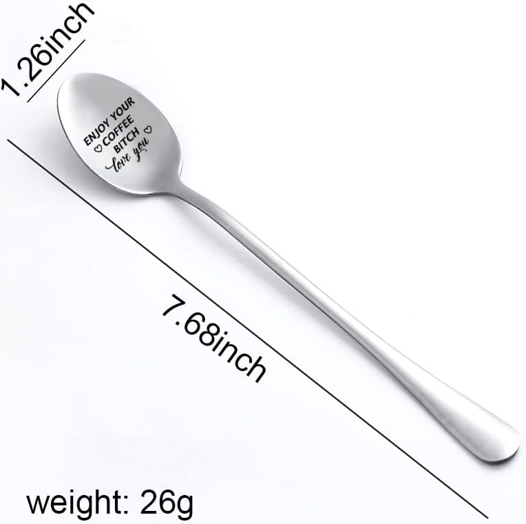 Best Friend Coffee Spoon Gift for BFFs – Funny Birthday Present