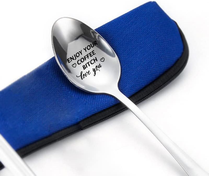 Best Friend Coffee Spoon Gift for BFFs – Funny Birthday Present