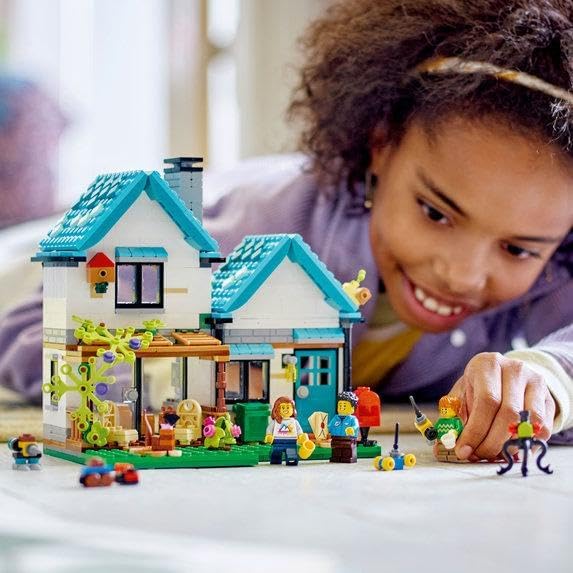 LEGO Creator 3-in-1 Cozy House Building Kit for Kids