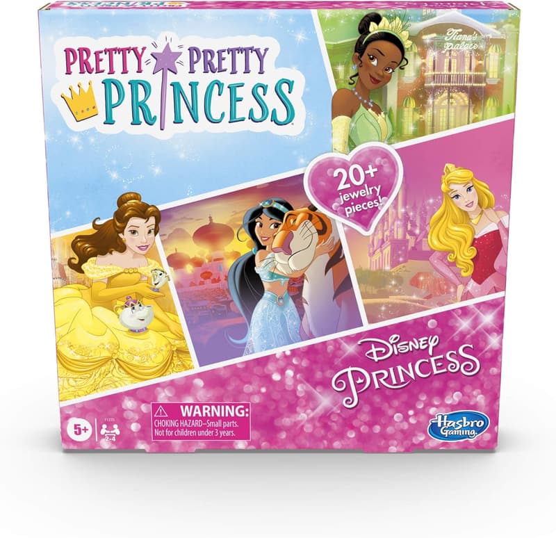 Disney Princess Jewelry Dress-Up Board Game for Kids 5+