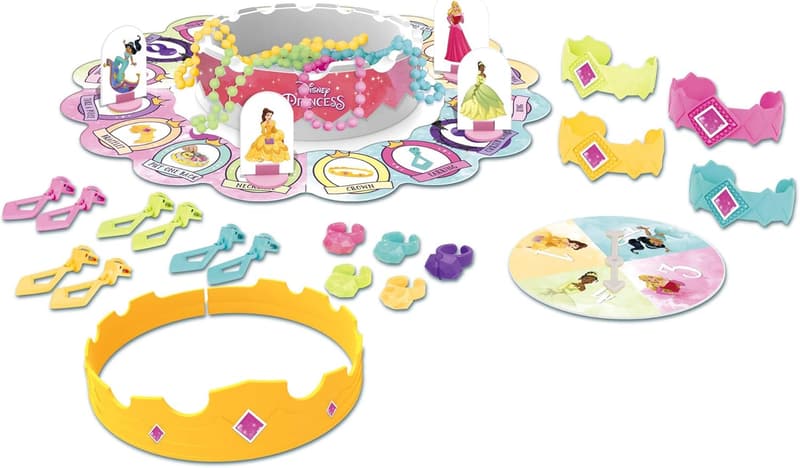 Disney Princess Jewelry Dress-Up Board Game for Kids 5+