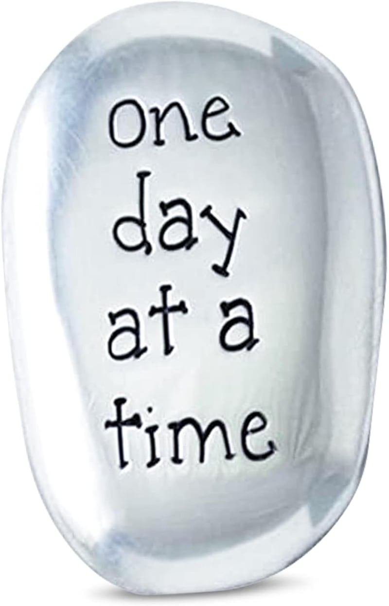 Inspirational Soothing Worry Stone for Friends and Family