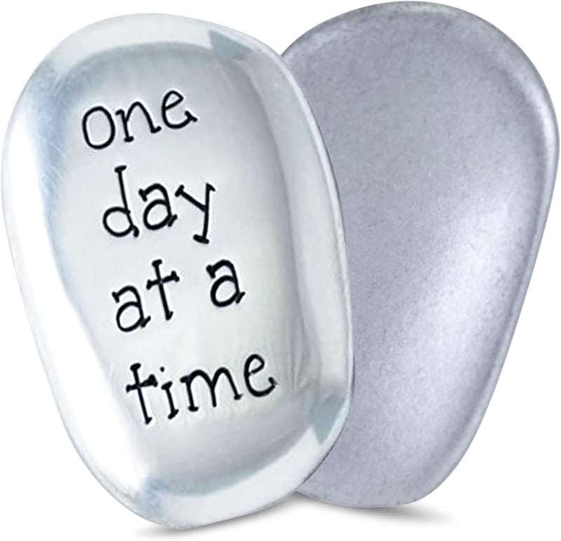 Inspirational Soothing Worry Stone for Friends and Family
