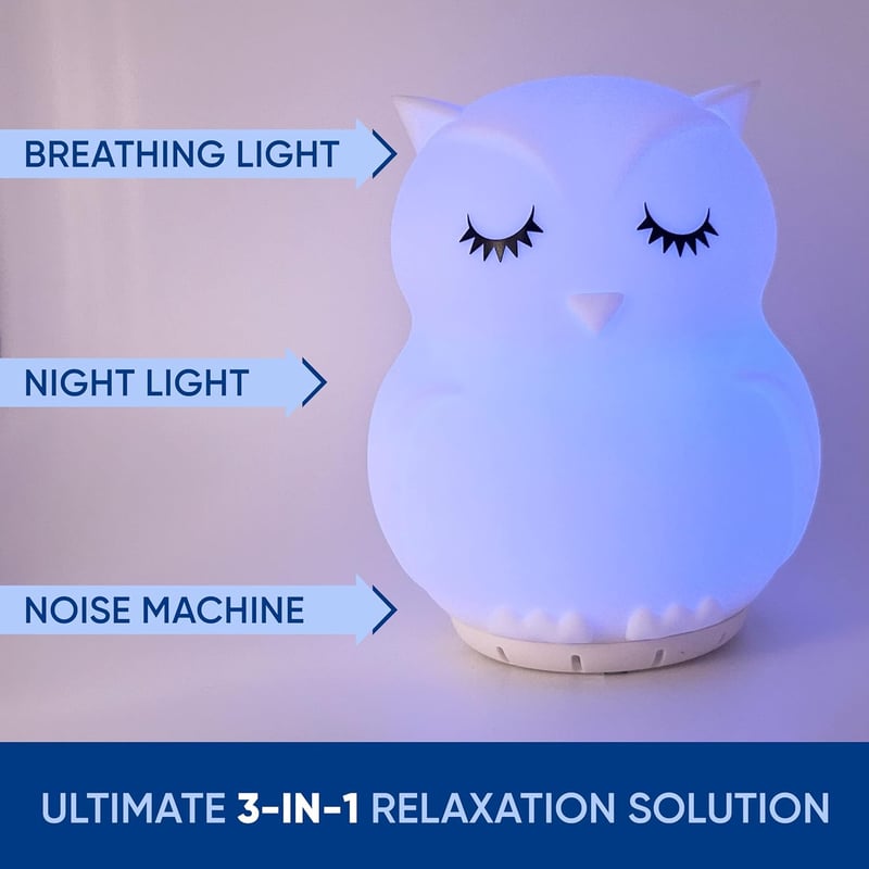 Mindfulness Breathing Owl | 3-in-1 Meditation Device for Stress Relief