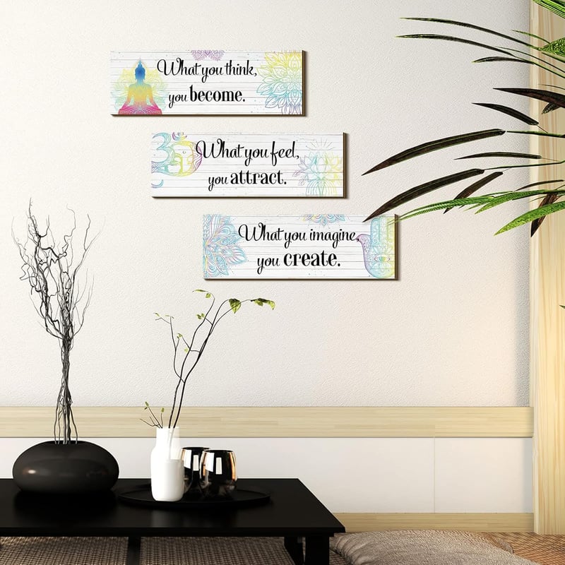 Buddha Wall Art for Meditation Room - Spiritual Decor for Women