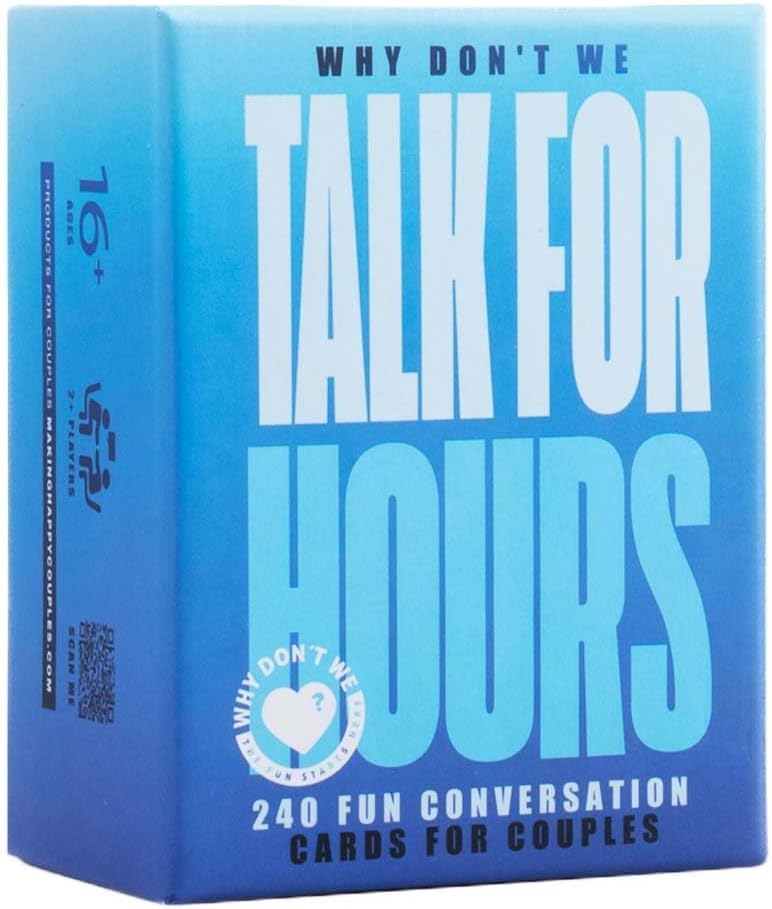 Couples Card Game - 240 Fun Conversation Starters for Date Night